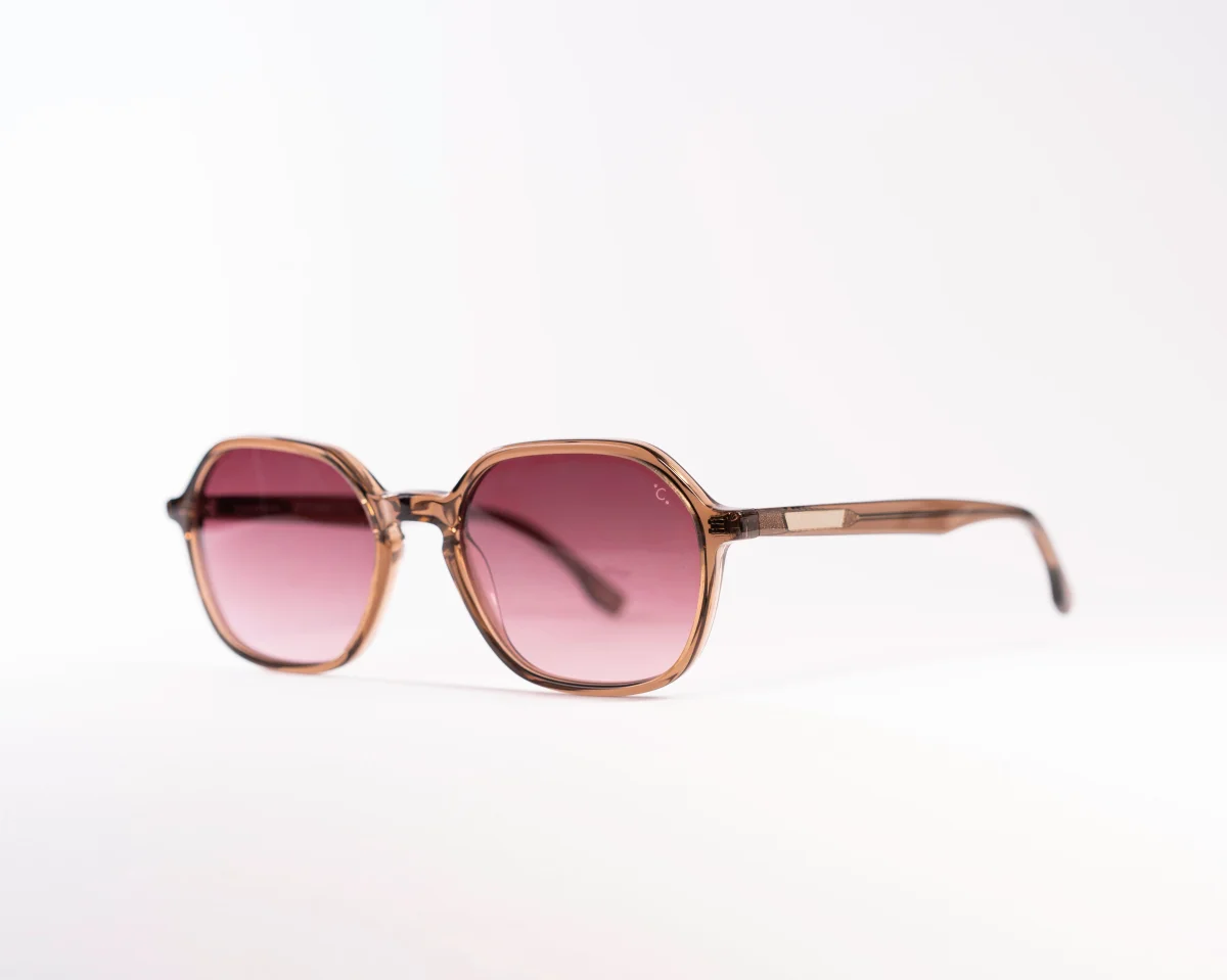 Occhiali da sole Calabasas Balboa acetato Havana — vista di tre quarti