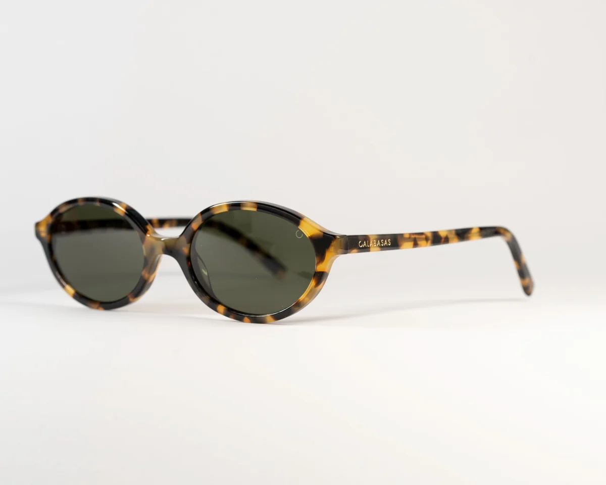 Calabasas SD 741 Havana — dettaglio colore havana delle aste in alluminio