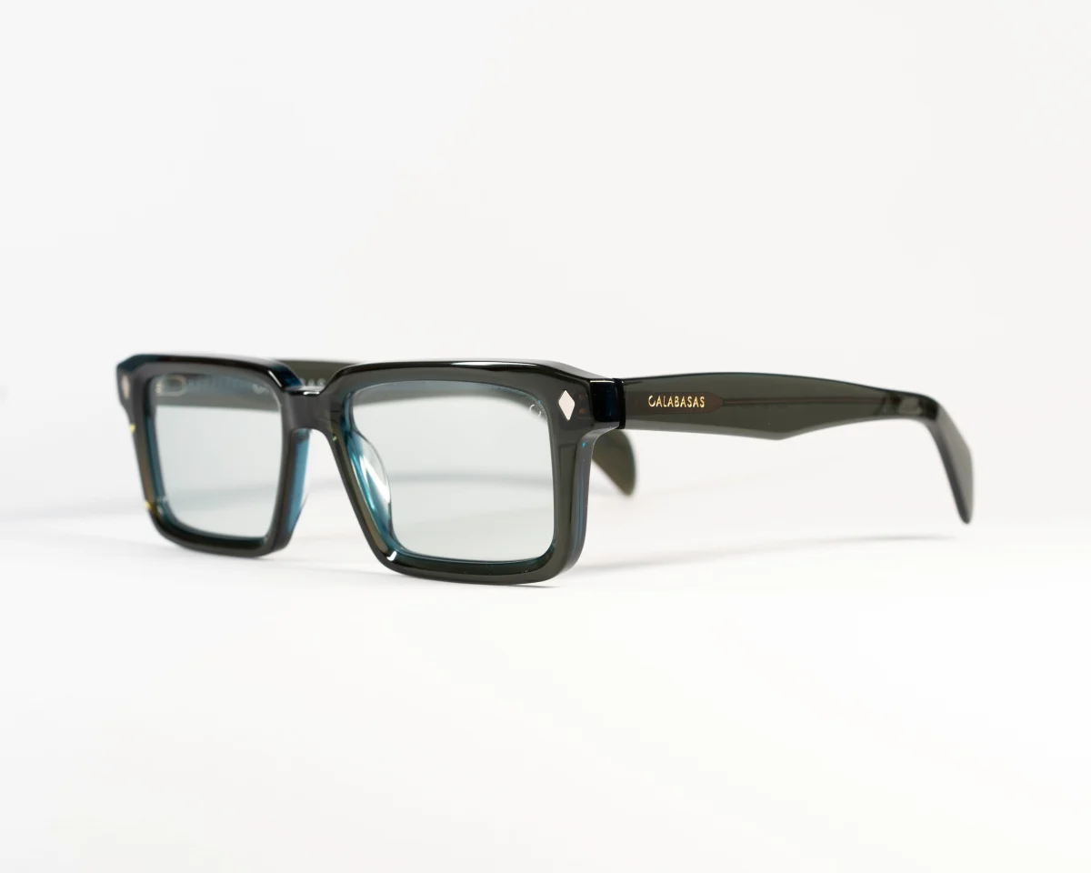 Calabasas SD 738 Nero — dettaglio aste in alluminio nero opaco