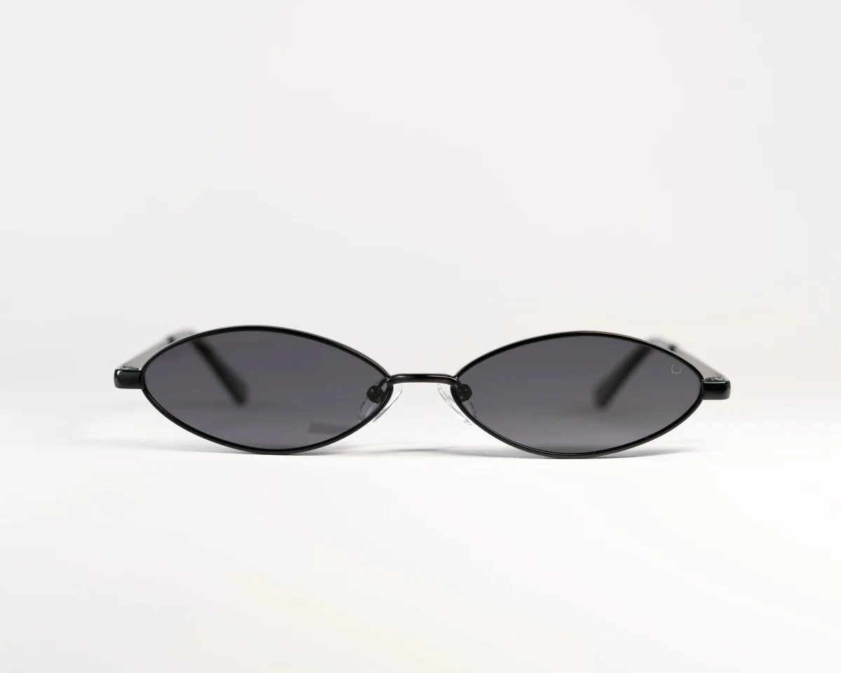 Occhiali da sole Calabasas SD 2328 Nero, silhouette iconica in alluminio — vista frontale